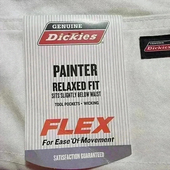 NWT Genuine Dickies Painters Pants Men's FLEX for Ease of Movement Relaxed Fit - Picture 4 of 9